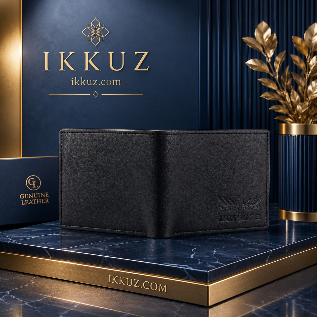 UrbanCraft Canvas &amp; Leather Bi-Fold Wallet for Men | Classic Slim Wallet
