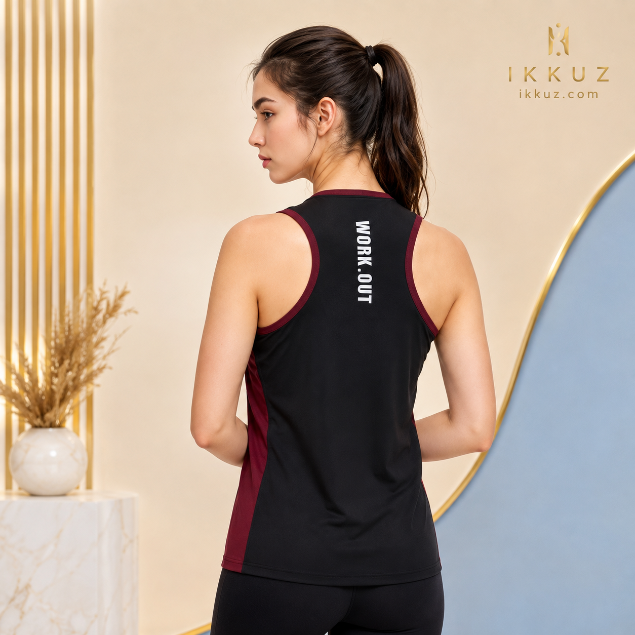 White Moon Women's Dry Fit Tank Top | Quick Dry Breathable Sleeveless Gym, Running, Yoga &amp; Workout Sports T-Shirt