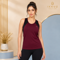 White Moon Women's Dry Fit Tank Top | Quick Dry Breathable Sleeveless Gym, Running, Yoga &amp; Workout Sports T-Shirt