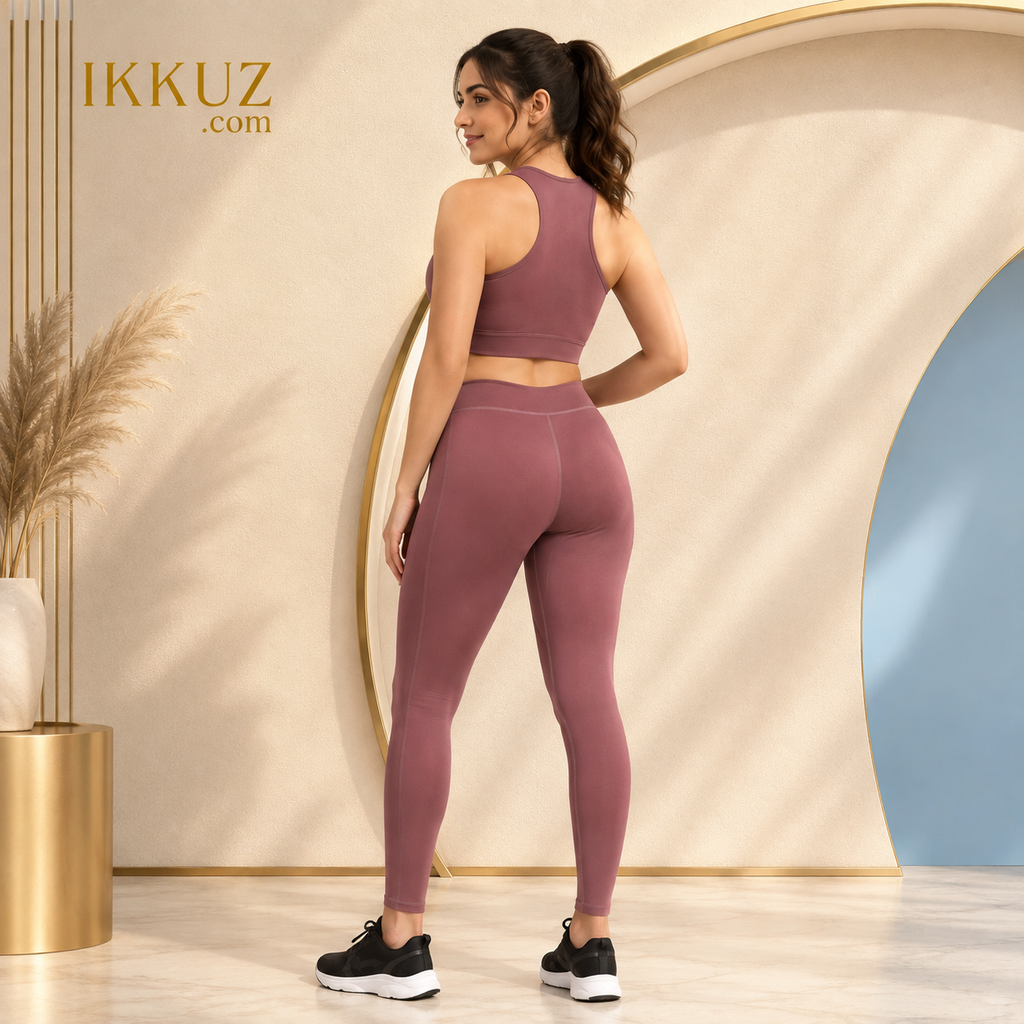 Women’s ActiveFit Padded Sports Bra &amp; Gym Leggings Co-Ord Set