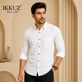 Men's Premium Pin Dot Printed Cotton Regular Fit Full Sleeve Shirt | Office, Business &amp; Party Wear