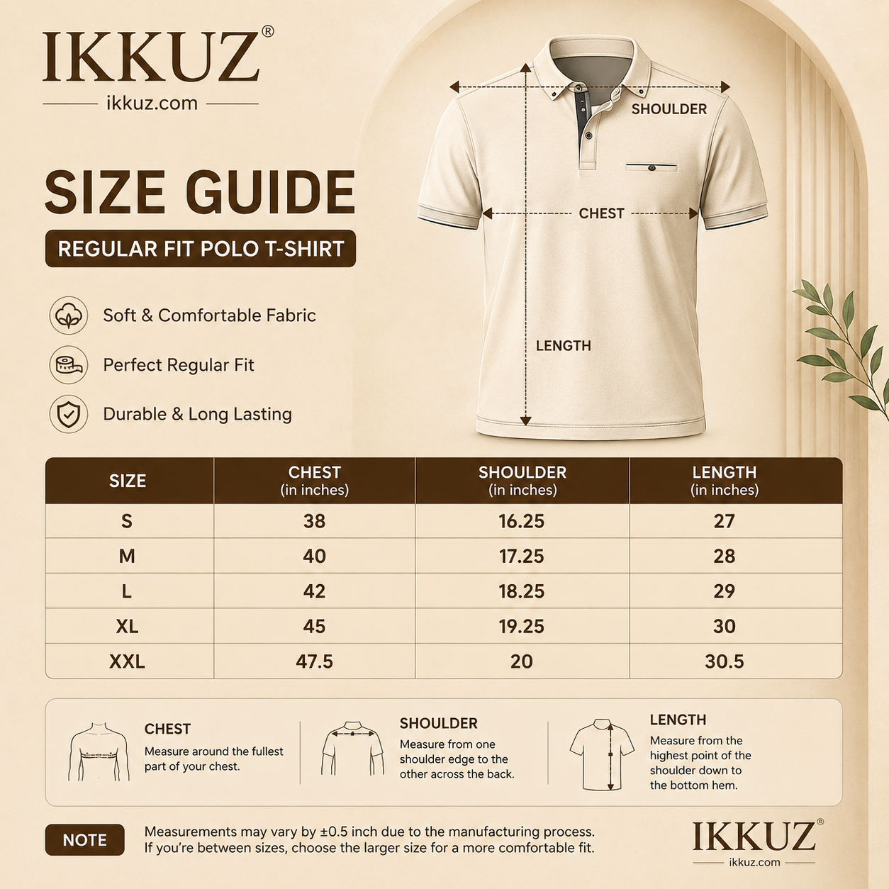 Premium Striped Polo T-Shirt for Men | Cotton Blend | Pack of 1