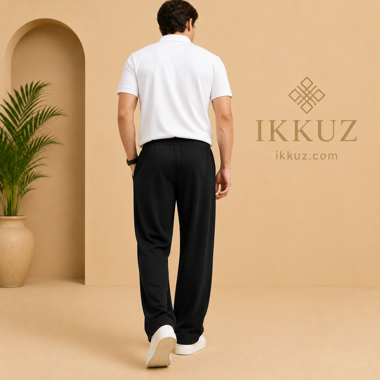 Premium Loose Fit Track Pants for Men | Cotton Blend | Wide Leg Casual Joggers