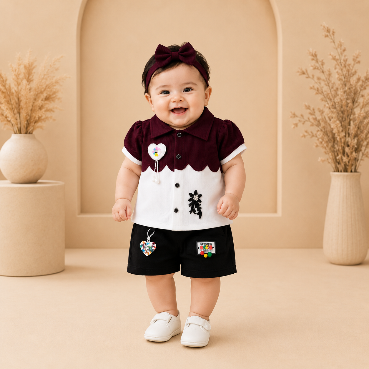 Premium Kids Casual Co-Ord Set | Soft T-Shirt &amp; Shorts Outfit