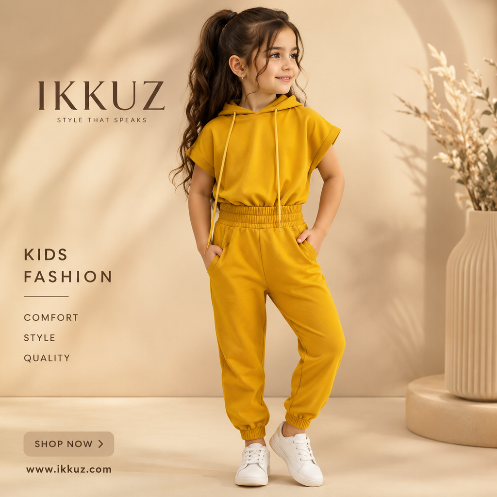 Premium Kids Co-ord Set – Trendy Cotton Blend Outfit