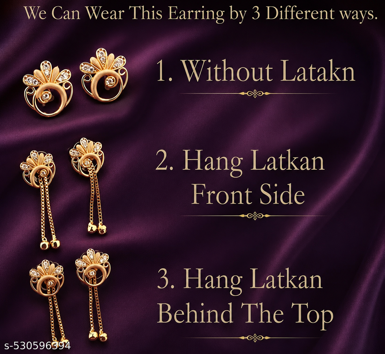 Premium Gold-Plated CZ Drop Earrings