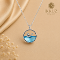 Ocean Whale Stainless Steel Pendant Necklace for Women &amp; Girls