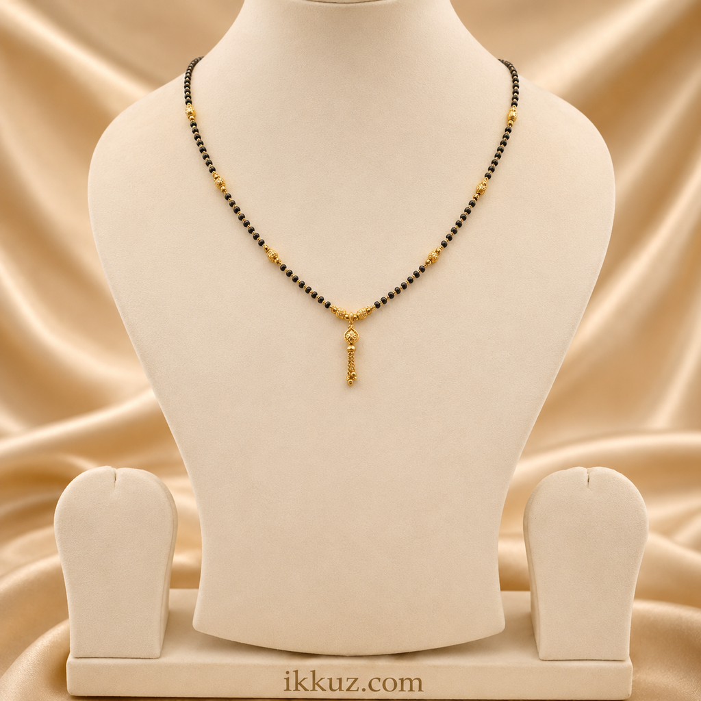 Elegant Aura Gold-Plated Daily Wear Alloy Mangalsutra for Women &amp; Girls