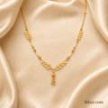Bhumi Leaf Grace Gold-Plated Necklace for Women | Elegant Traditional Designer Chain Necklace | Ethnic &amp; Party Wear