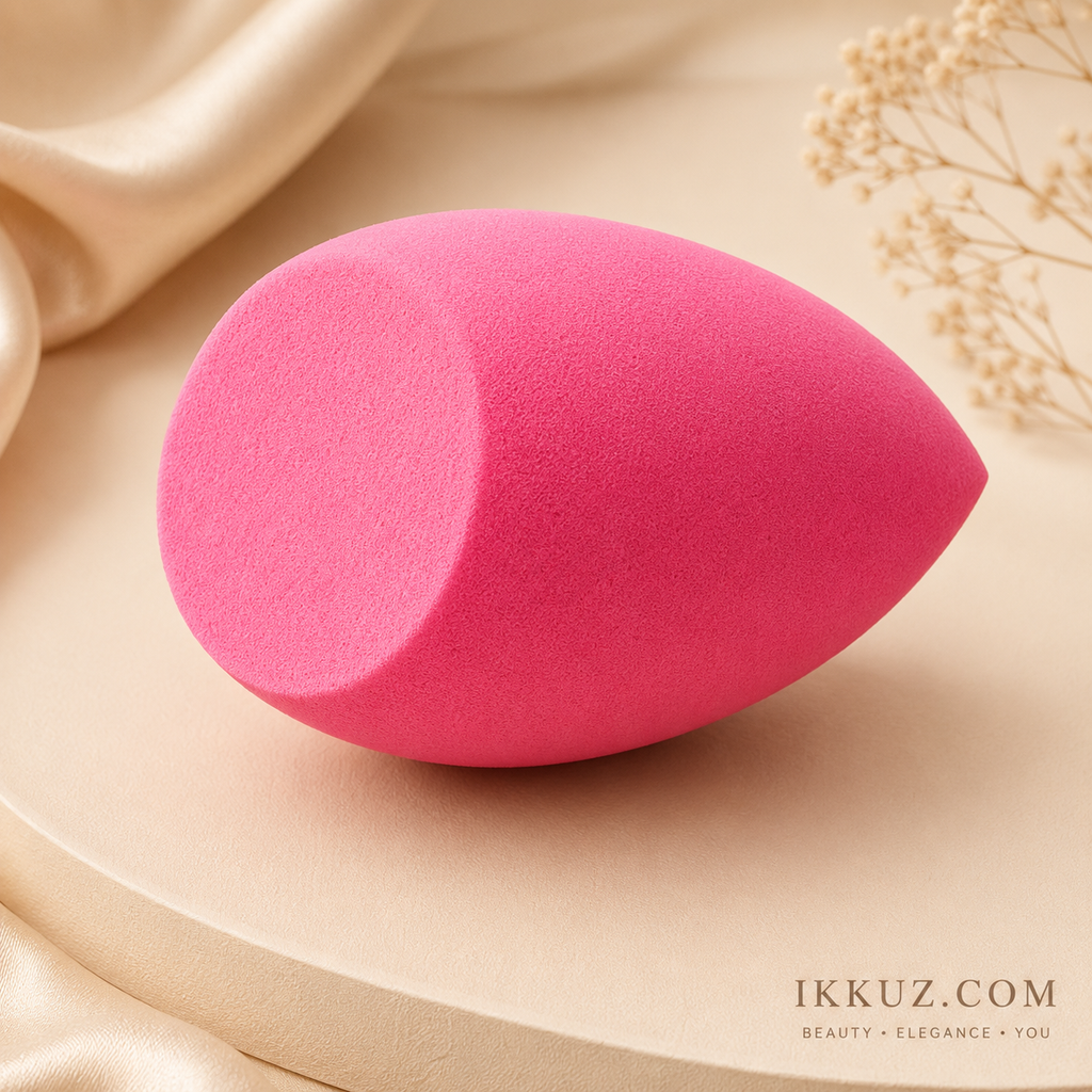 Premium Beauty Blender Sponge Set – 3 Pcs Makeup Sponge Kit (2 Cut Sponges + 1 Classic Blender)