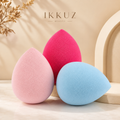 Premium Beauty Blender Sponge Set – 3 Pcs Makeup Sponge Kit (2 Cut Sponges + 1 Classic Blender)