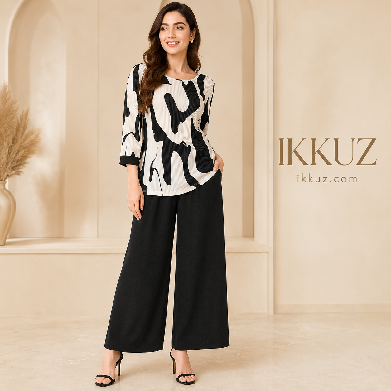 Luxe Monochrome Co-Ord Set for Women