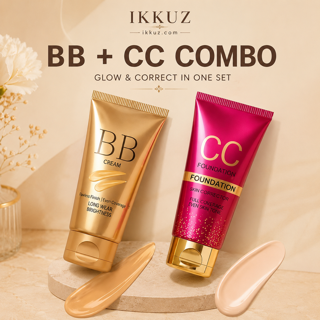 Glam Radiance BB + CC Cream Duo – Flawless Glow Combo