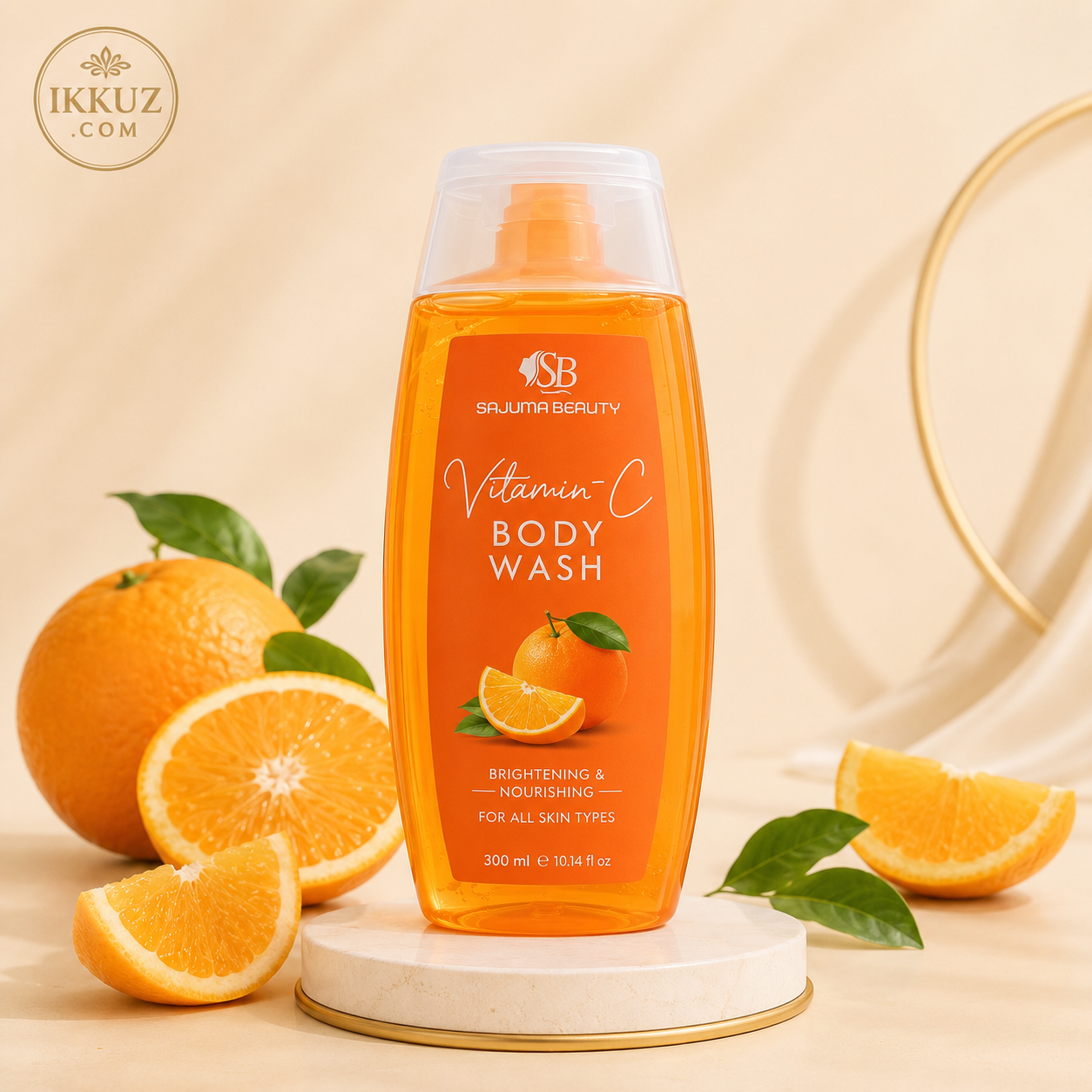 Sajuma Beauty 4-in-1 Vitamin C Skin Glow Combo (4 Products)