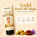 Phillauri 24K Gold Peel-Off Face Mask (Pack of 3) – Glass Glow Skin with Vitamin E &amp; Saffron | Deep Cleansing Face Mask for Men &amp; Women | 60ml Each