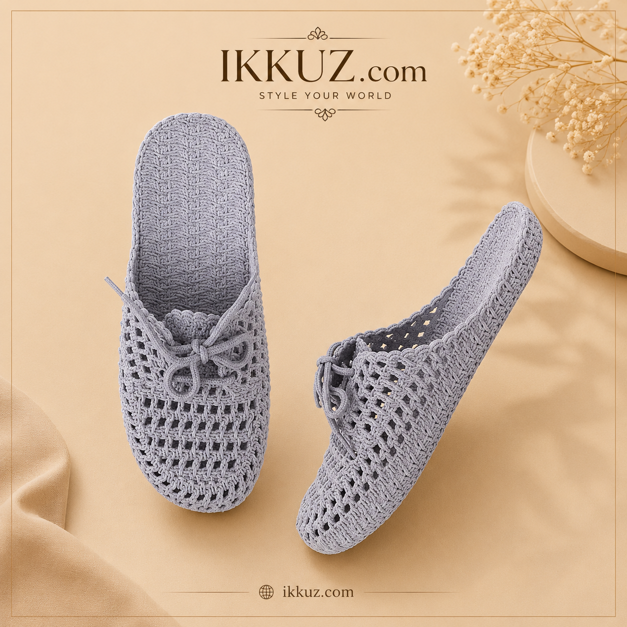 Elegant Comfort Women's Designer Slip-On Flip Flops