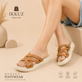 Women's UltraSoft EVA Cross Strap Slip-On Flip-Flops | Lightweight Casual Comfort Slippers