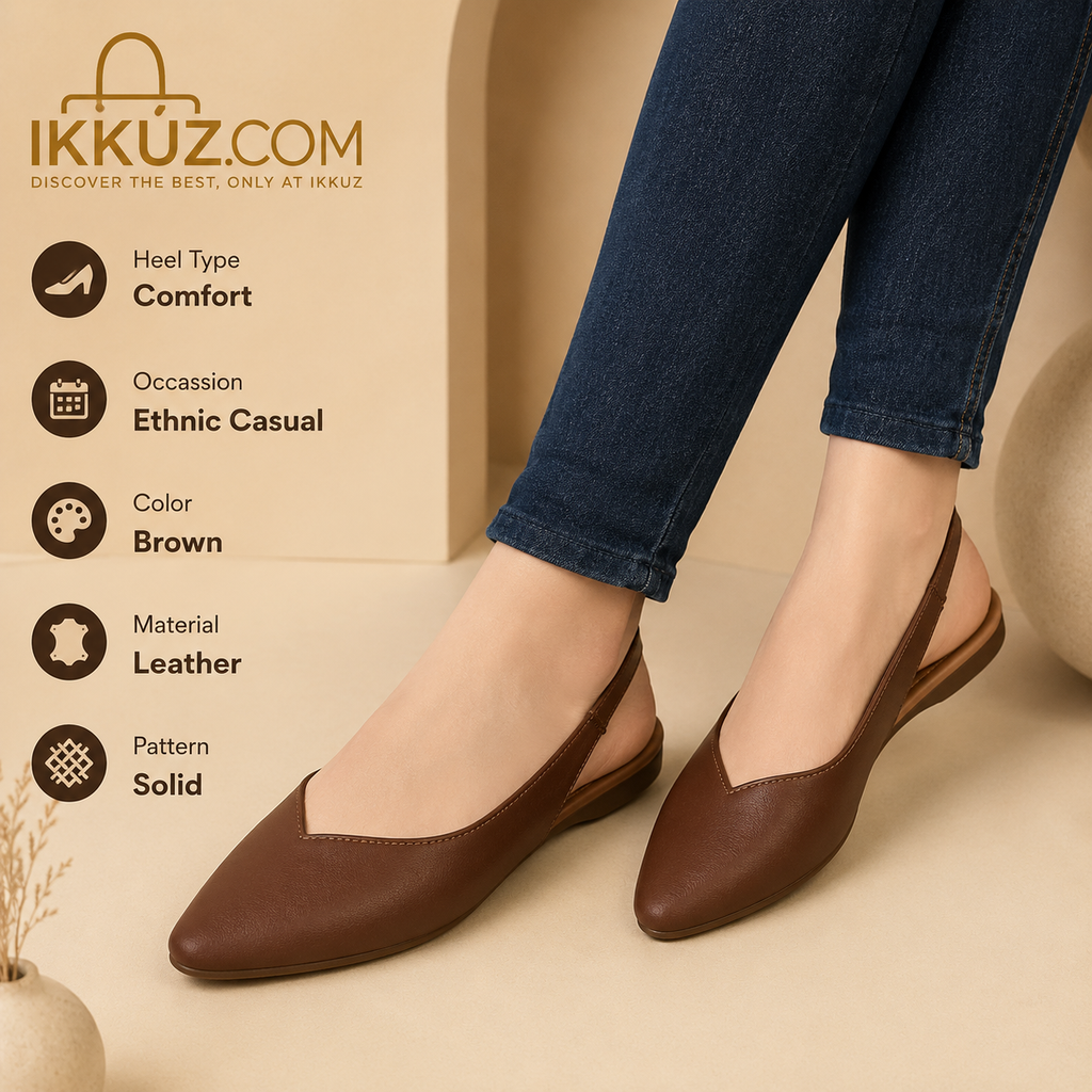 Women's Velvet Comfort Slingback Flats | Lightweight Casual Slip-On Ballerina Shoes