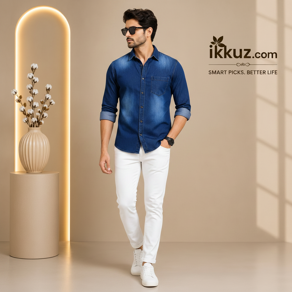 Exclusive – Midnight Wash Denim Shirt