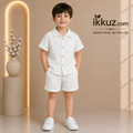 Tiny Trendz Striped Co-Ord Set for Boys
