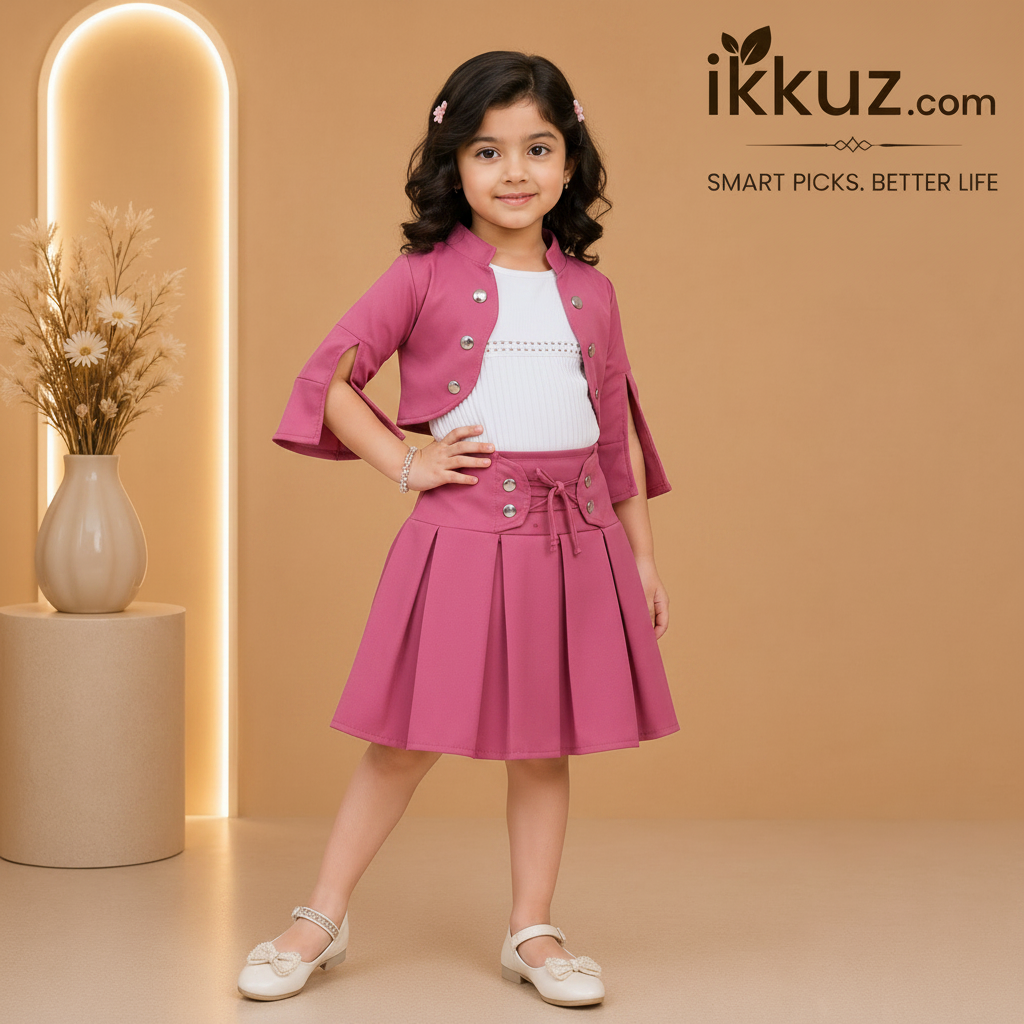 Princess Charm 3-Piece Girls Party Wear Set