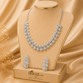 Crystal Luxe Rhodium Jewellery Set