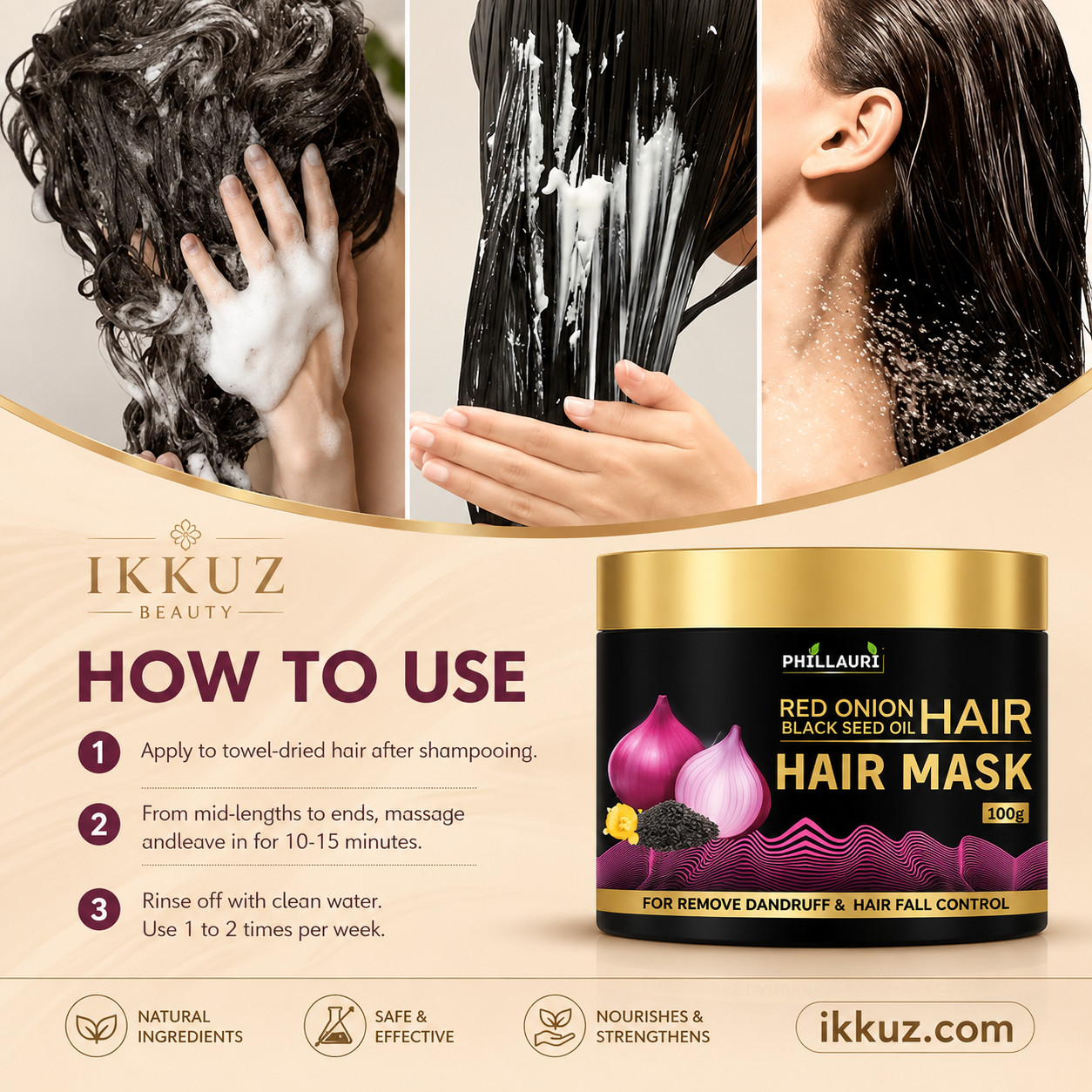 Hair Cream & Masks for Hair Growth Protein Treatment for Hair Repair & Beauty | HairCare Combo | For Men & Women - 100g (Pack of 1)