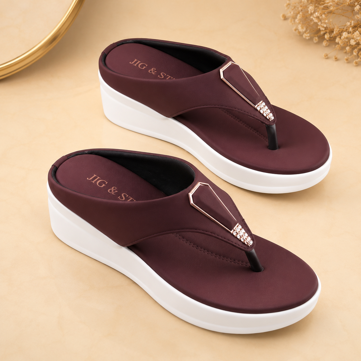 Elegant Comfort Designer Women Wedges