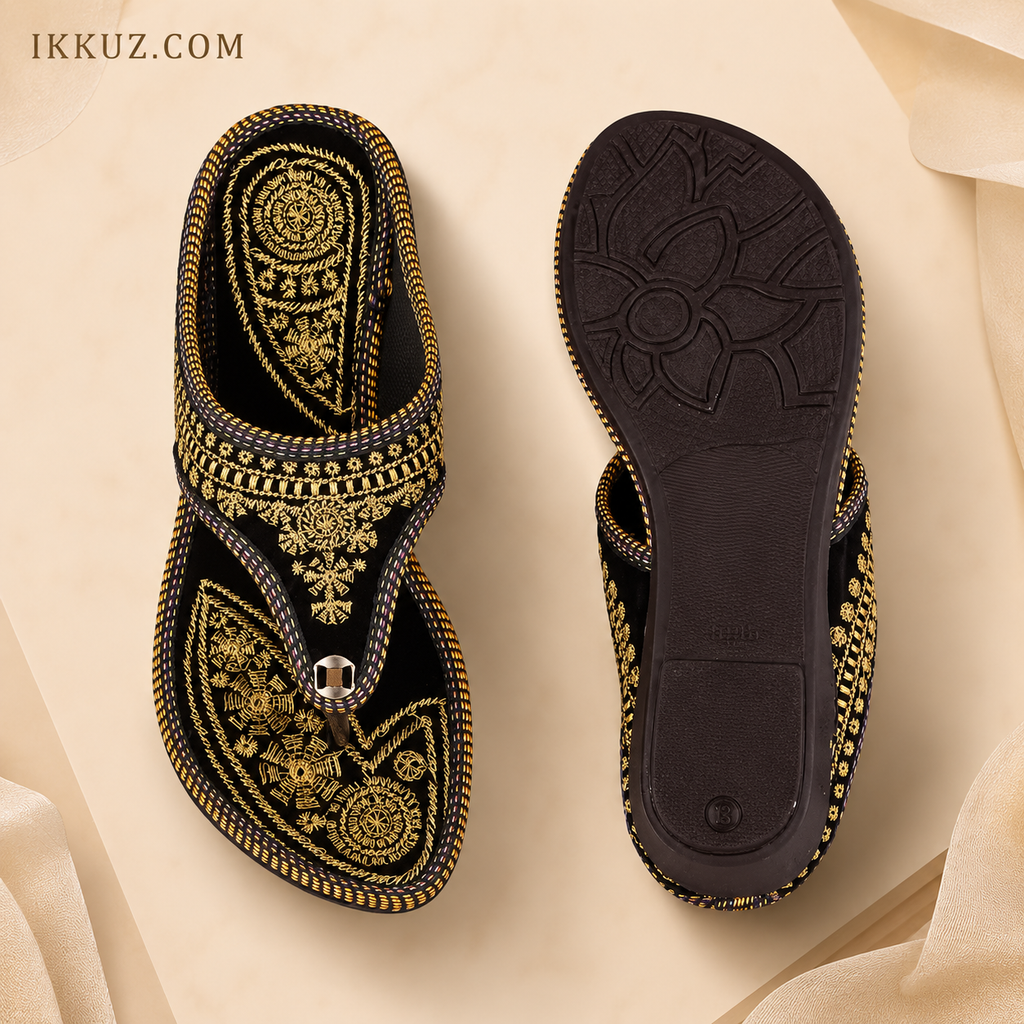Royal Velvet Comfort Flats