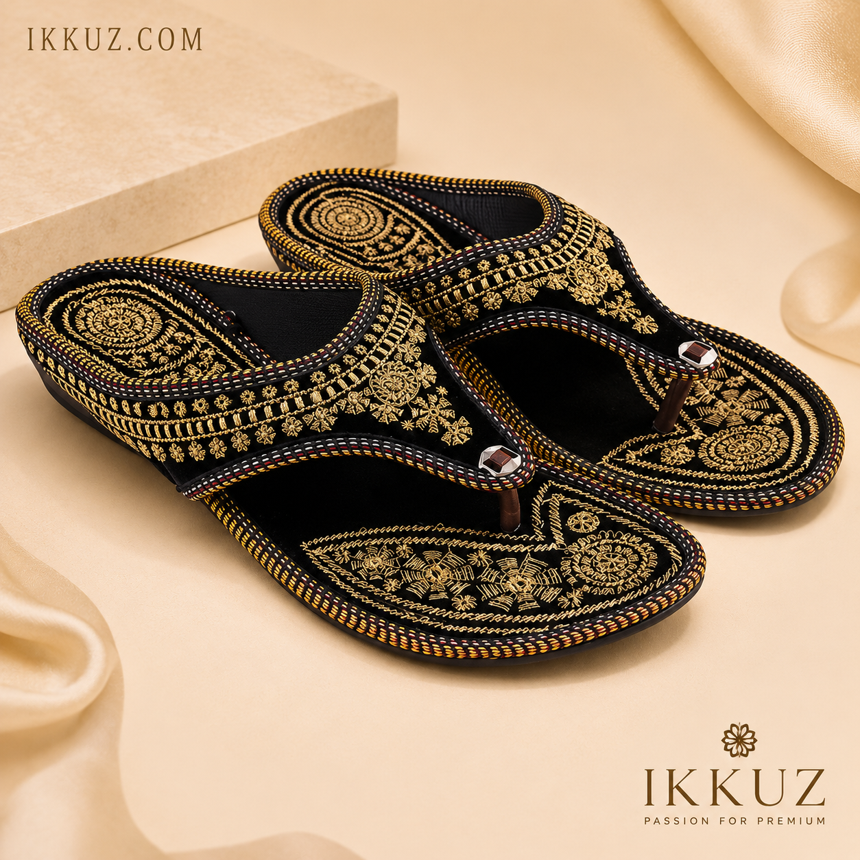 Royal Velvet Comfort Flats