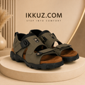 TrekPro Olive Outdoor Sandals for Men