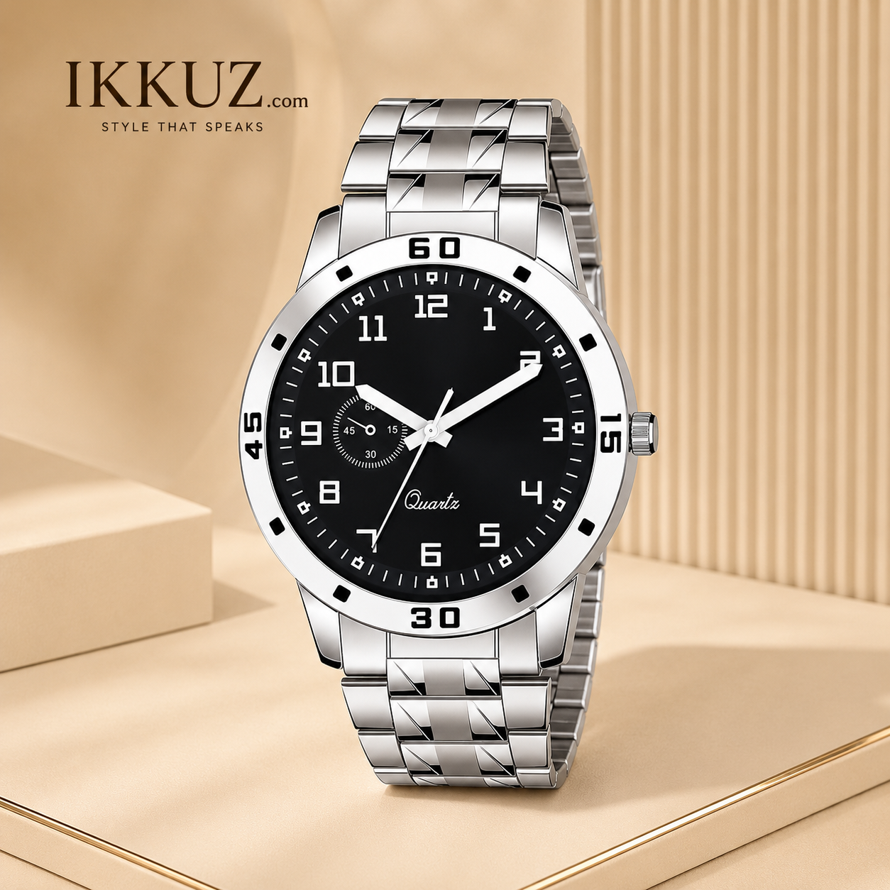 Prestige Classic Stainless Steel Analog Watch for Men