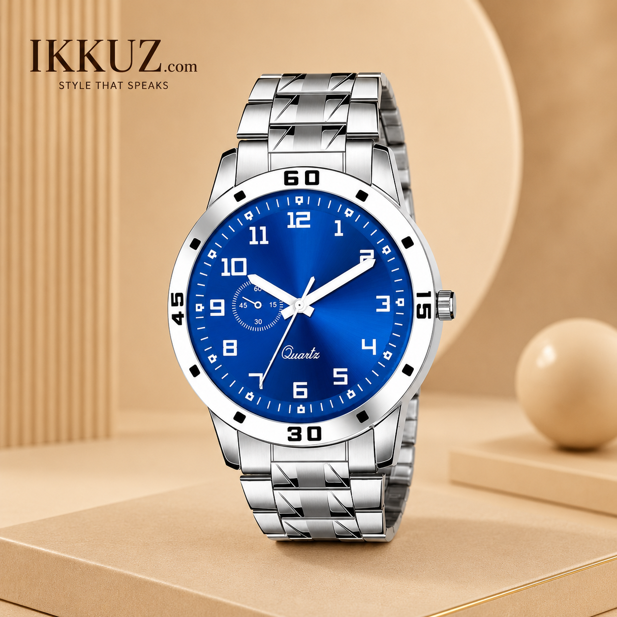 Prestige Classic Stainless Steel Analog Watch for Men