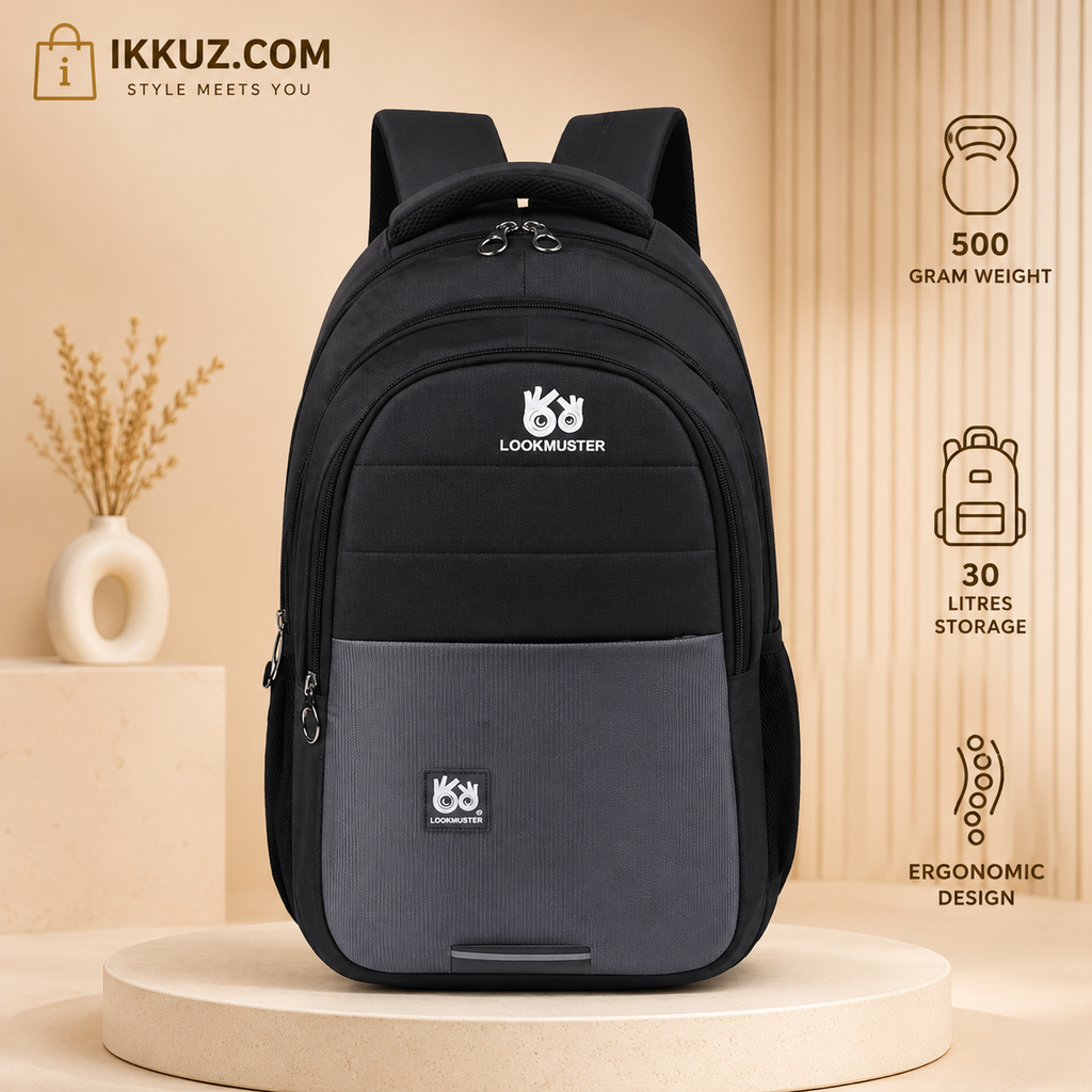 UrbanPro 30L Multi-Compartment Laptop Backpack