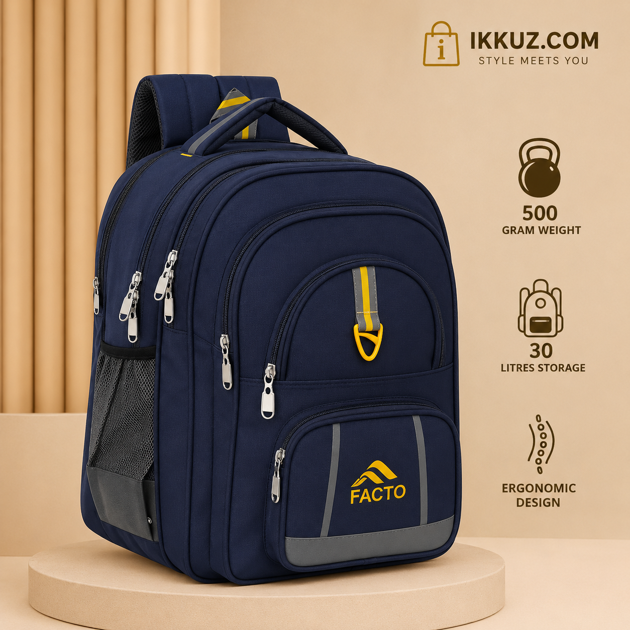 TitanEdge 70L Waterproof School & College Backpack