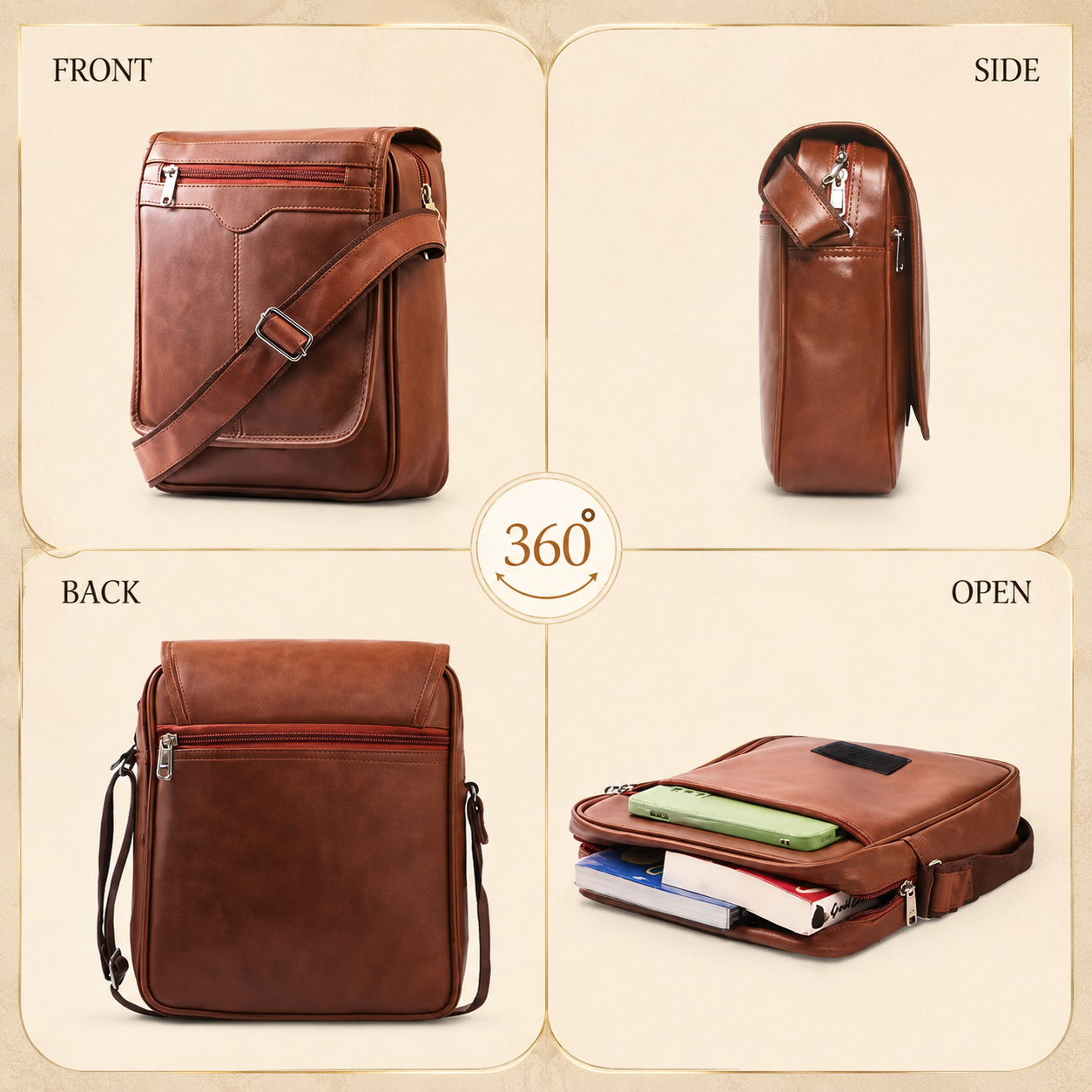 Bellira Urban Classic Men's Messenger Bag