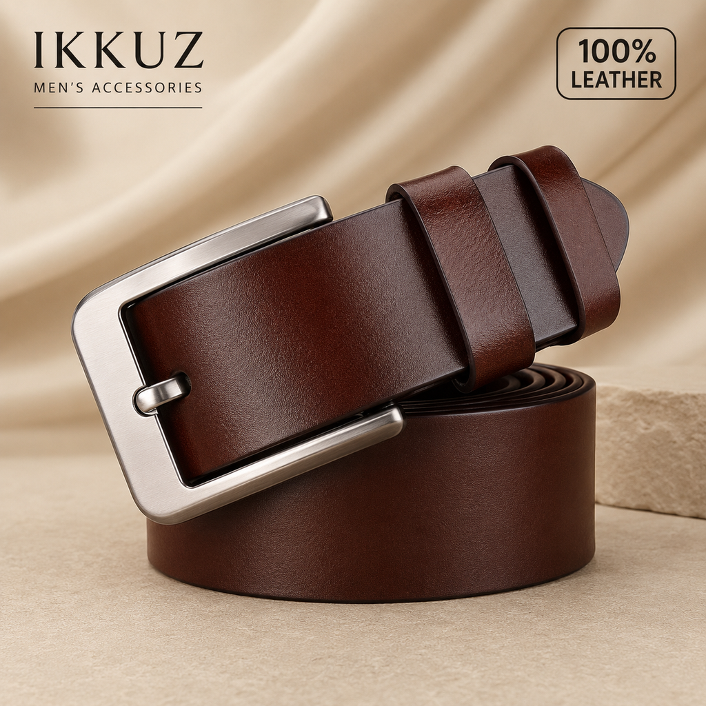 Premium Brown Leather Belt for Men – Formal, Casual &amp; Party Wear