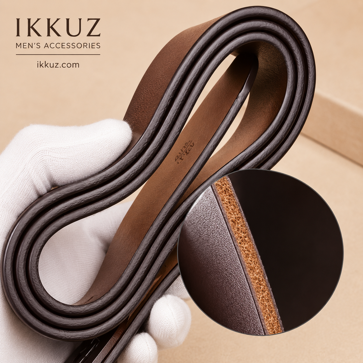 Premium Brown Leather Belt for Men – Formal, Casual &amp; Party Wear