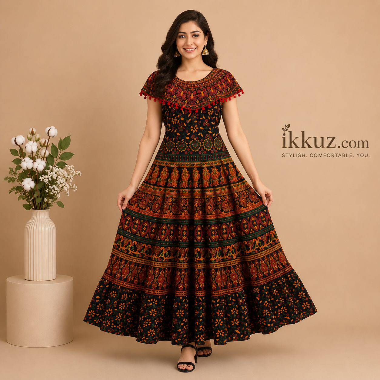 Boho Charm Maxi Dress