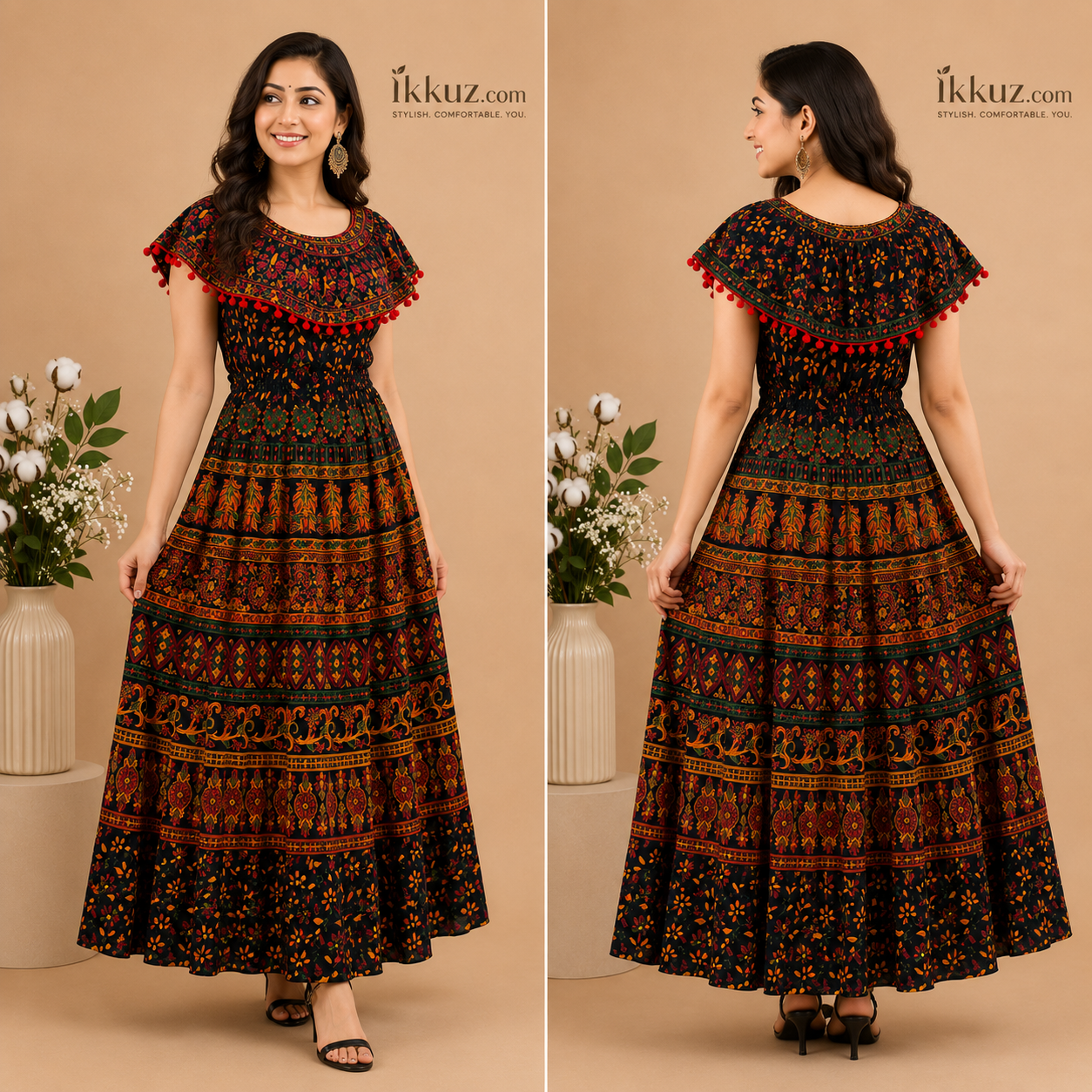 Boho Charm Maxi Dress