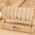 Celestial Charm Collection – Set of 6 Korean Style Pendant Necklaces