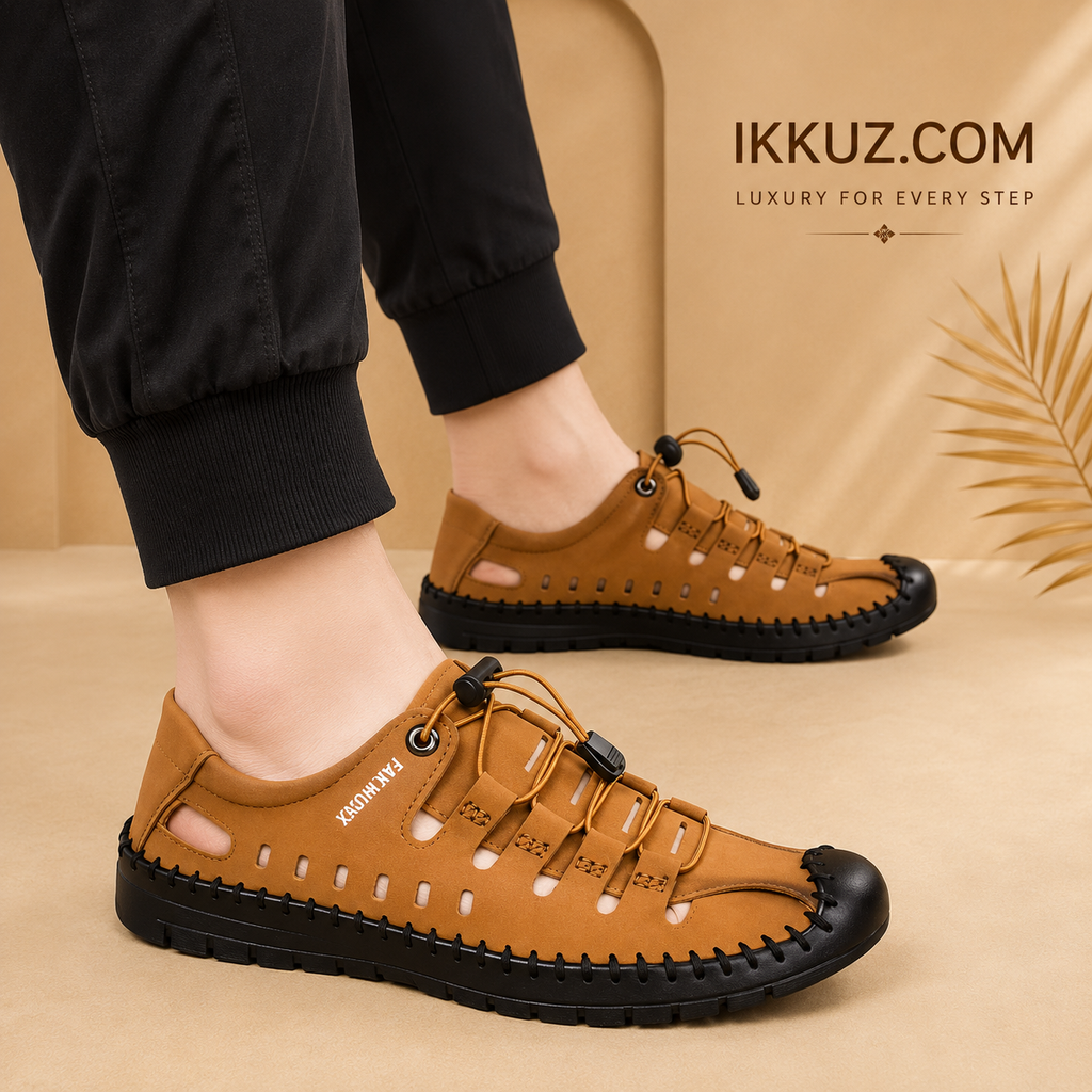 UrbanStride Men's Premium Open Casual Sandals