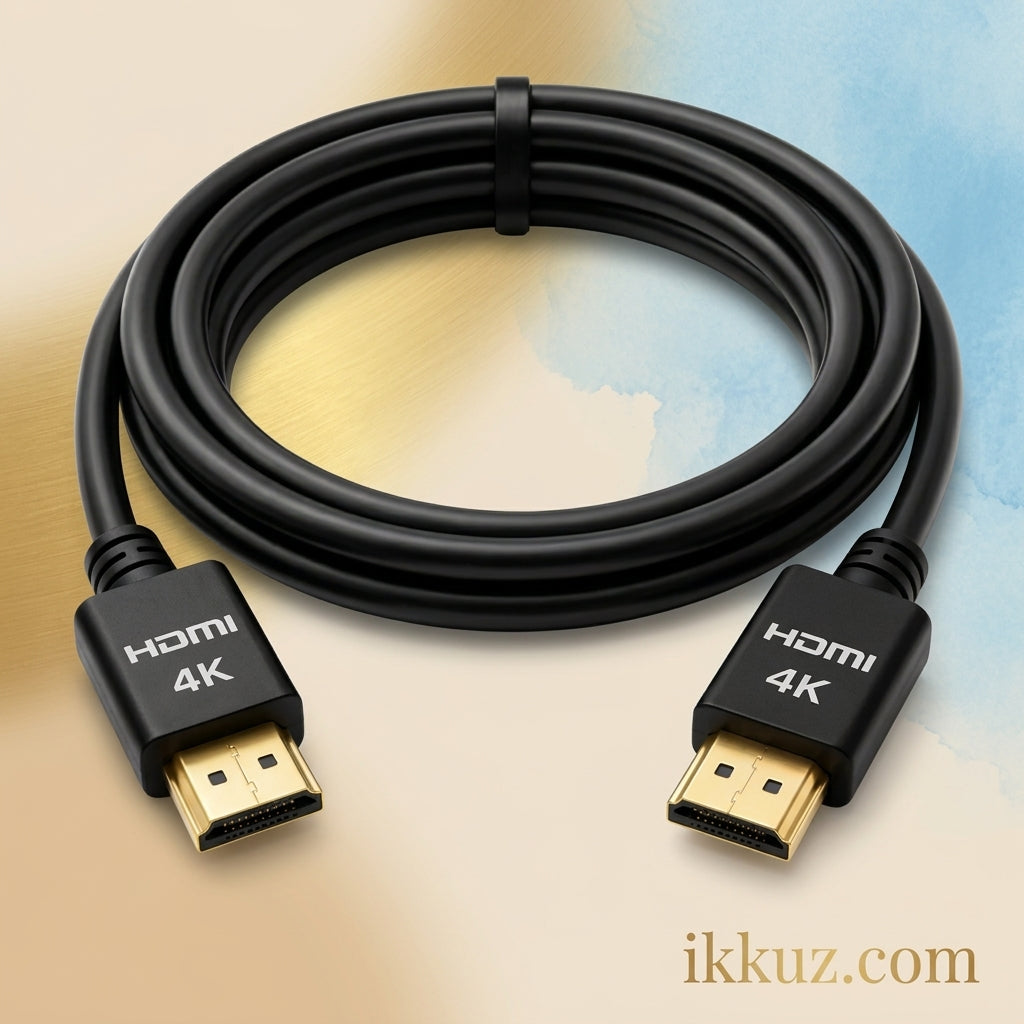 KNP 1.5 Meter High Speed 4K Ultra HD HDMI Cable – Pure Copper, 18Gbps, Gold Plated Connectors