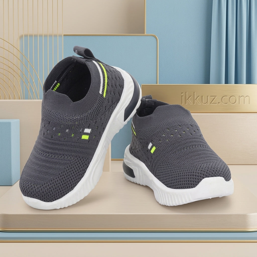 حذاء رياضي TEXOS FlyKnit مريح للأطفال – حذاء كاجوال خفيف الوزن وسهل الارتداء للأولاد والبنات