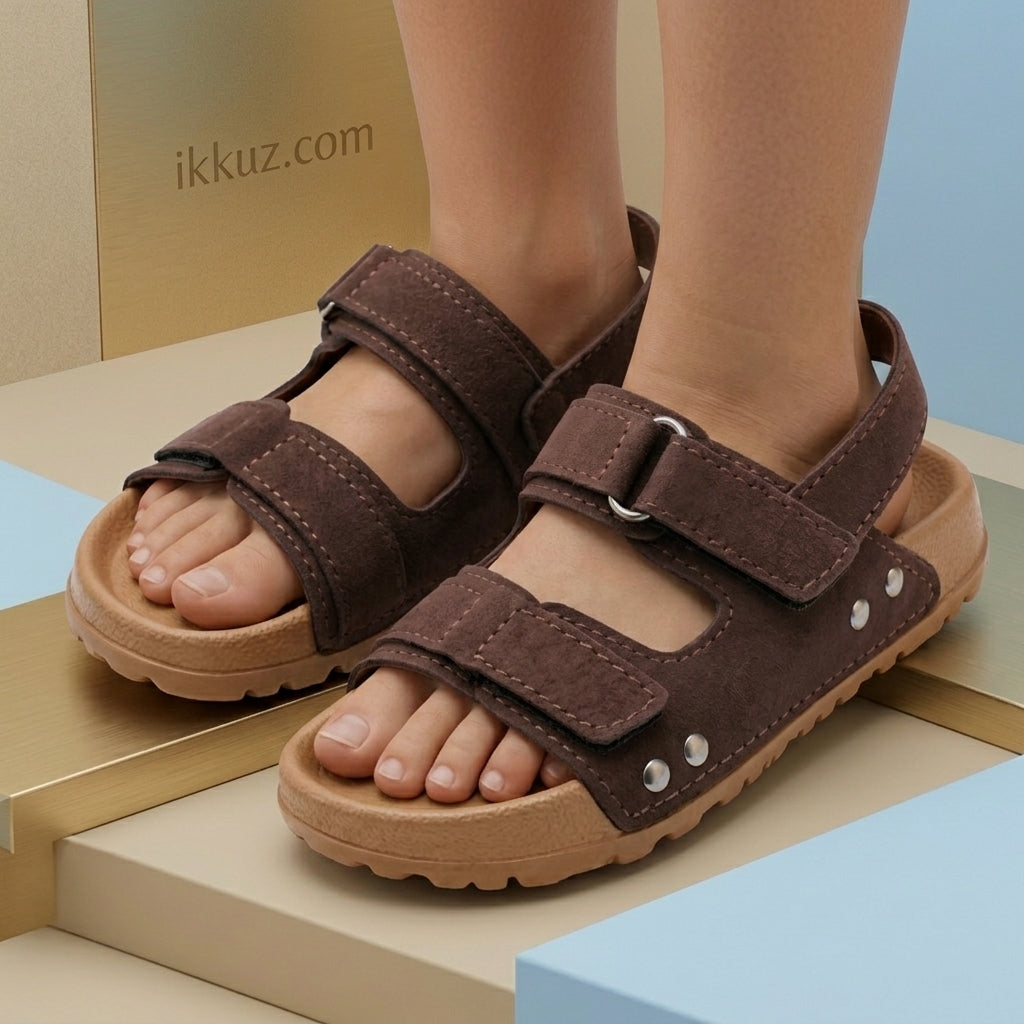 ZNS ROYAL Kids TrendStep Casual Sandals – Stylish Buckle Strap Sandals for Boys &amp; Girls