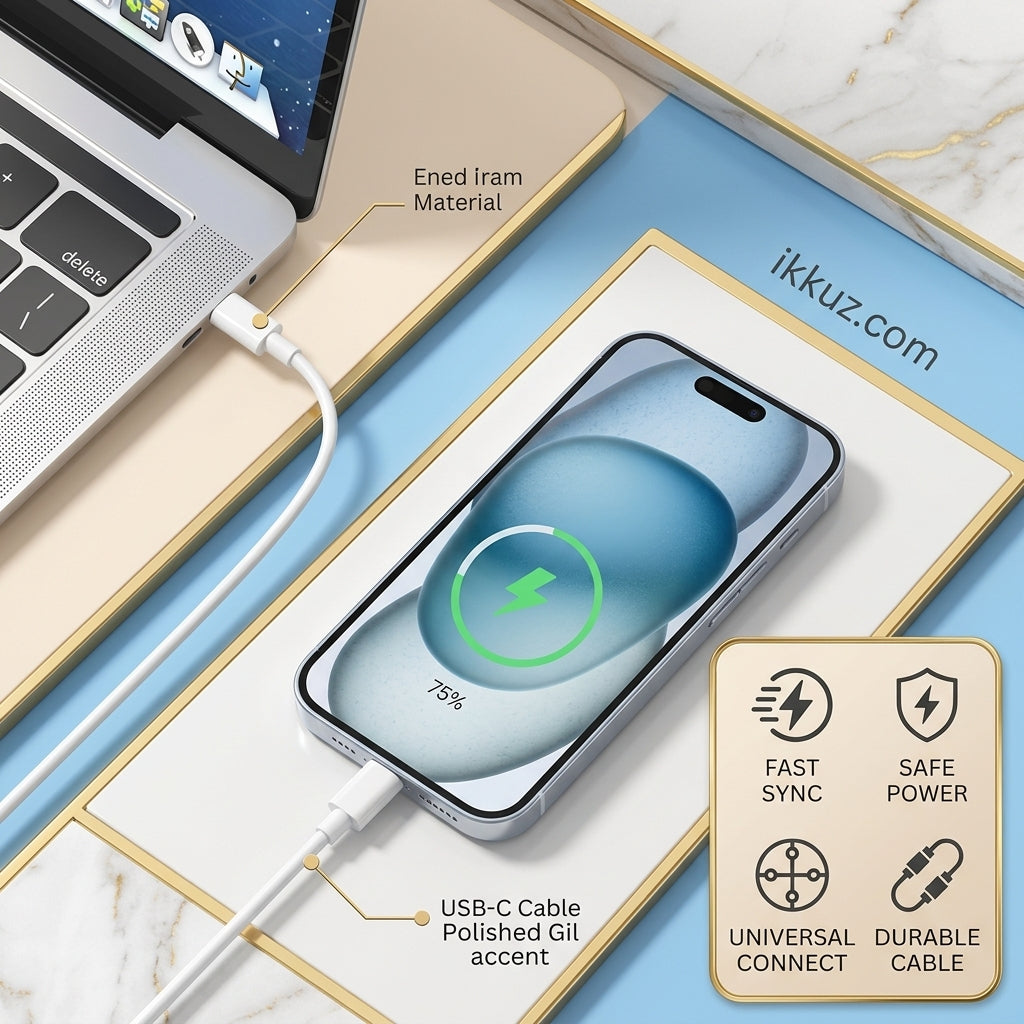 ARONX 2Pcs 33W Fast Charging Type-C Cable | SuperVOOC, VOOC &amp; Data Sync Support | 1 Metre Heat-Resistant Cable | 3A High-Speed Charging Cable for Realme &amp; Compatible Smartphones