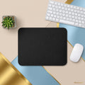 Plain Black Premium Mouse Pad | Smooth Fabric Surface &amp; Anti-Slip Rubber Base | Office, Laptop &amp; Gaming Mouse Mat