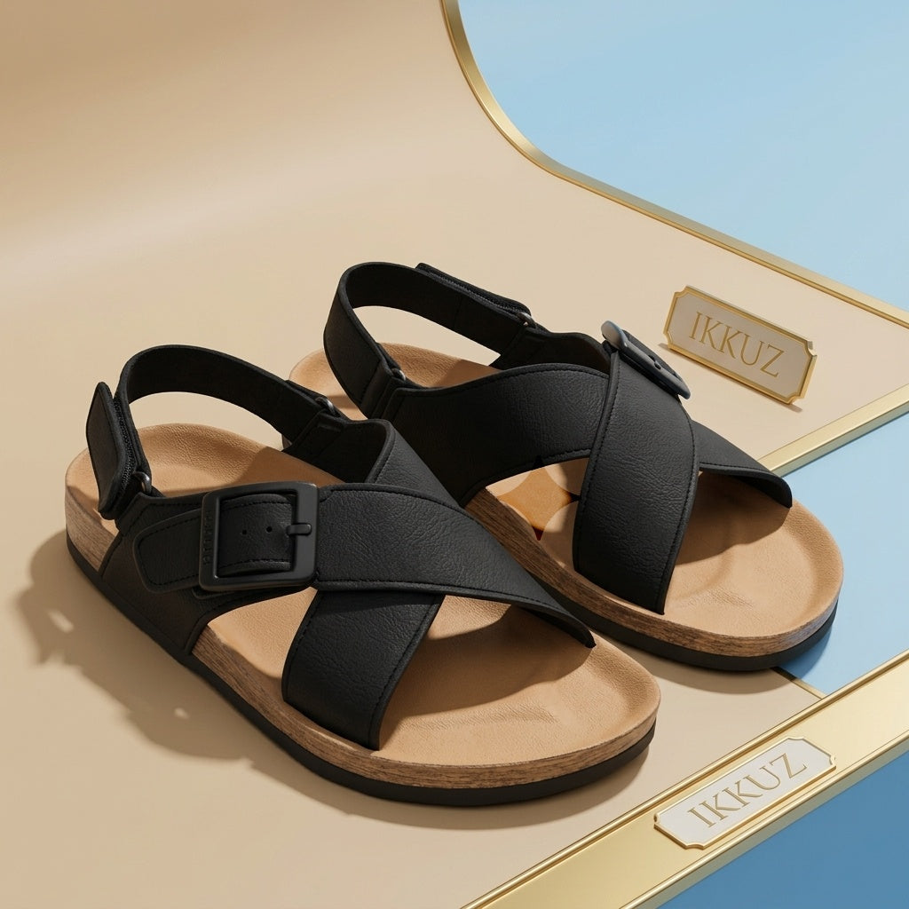 صنادل ZNS ROYAL Kids ComfortFit الكاجوال - حزام بإبزيم أنيق للأولاد والبنات