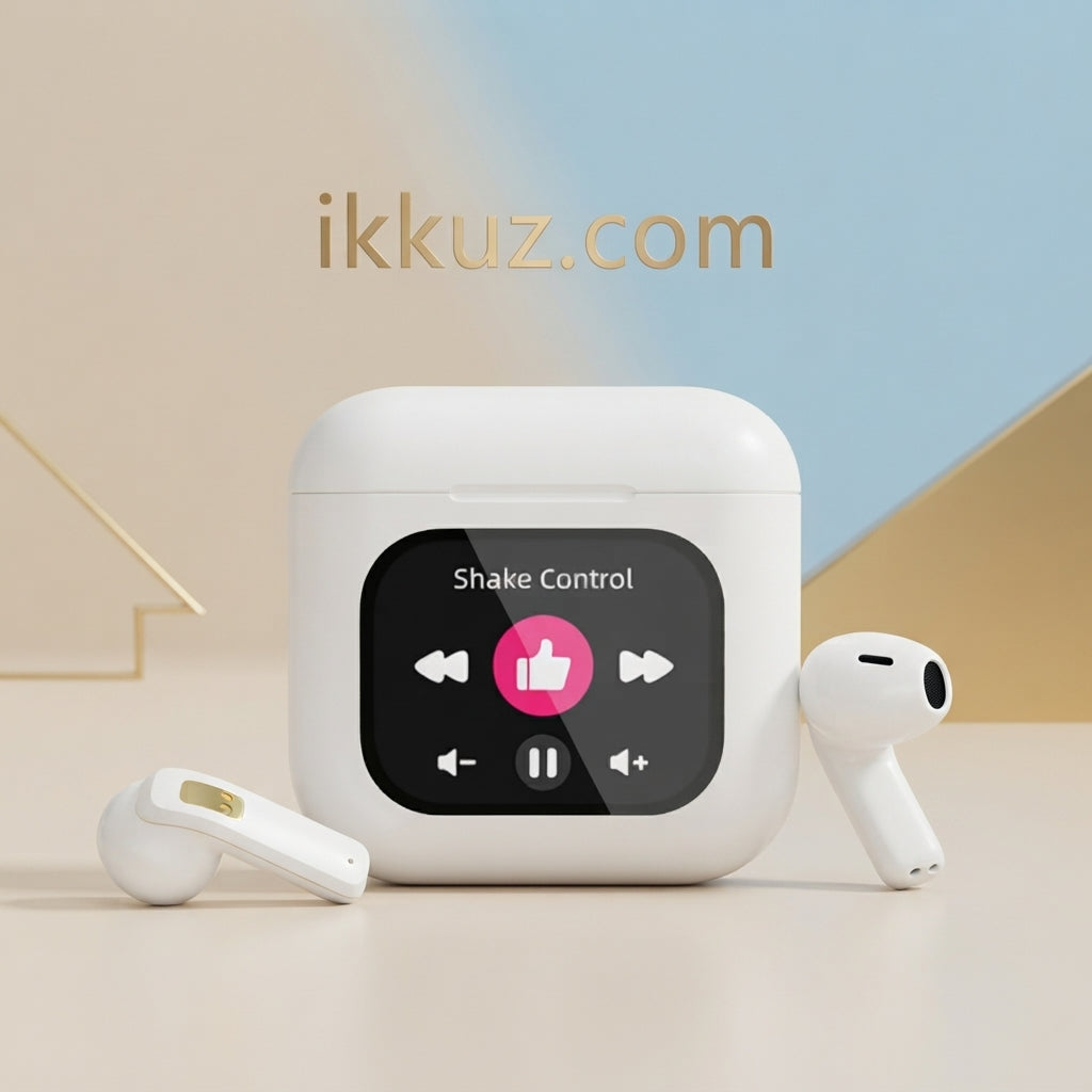 V-8 Buds Pro Premium Wireless Earbuds&Display