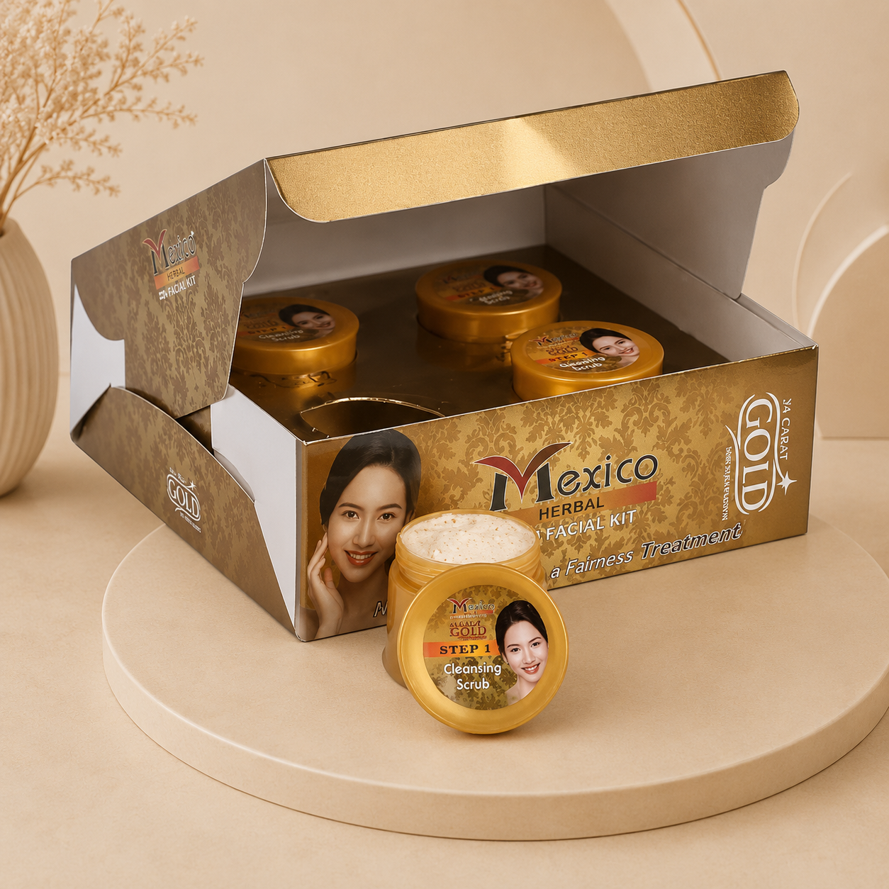 Premium Gold Facial Kit – Professional Skin Glow Treatment